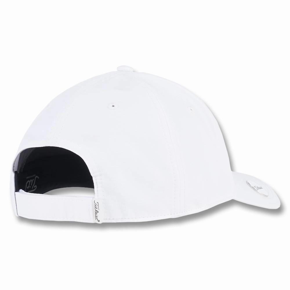 Titleist Players Performance Ball Marker Golf Cap White/Black - 24 Men