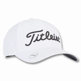 Titleist Players Performance Ball Marker Golf Cap White/Black - 24 Men