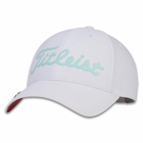 Titleist Players Performance Ball Marker Golf Cap White/Sea Glass - 24 Women