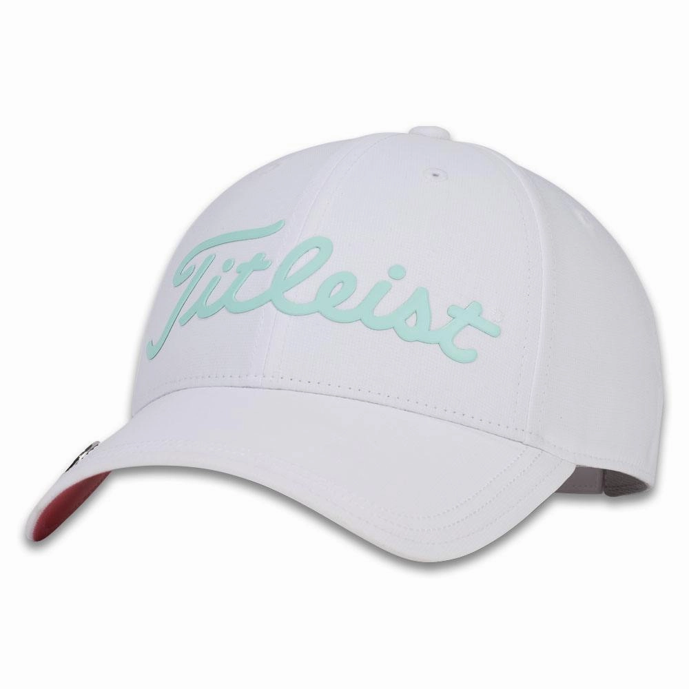 Titleist Players Performance Ball Marker Golf Cap White/Sea Glass - 24 Women