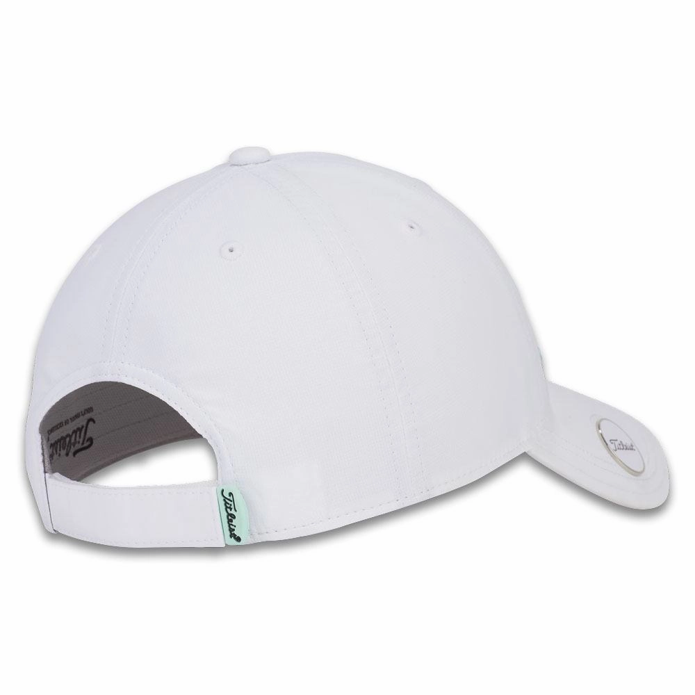 Titleist Players Performance Ball Marker Golf Cap White/Sea Glass - 24 Women