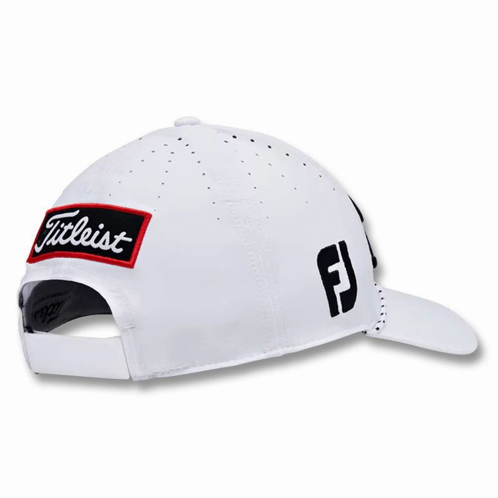 Titleist Tour Breezer Golf Cap White/Black - 23 Men
