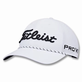 Titleist Tour Breezer Golf Cap White/Black - 23 Men