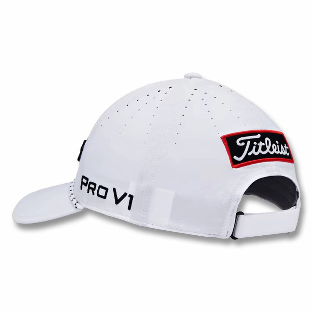 Titleist Tour Breezer Golf Cap White/Black - 23 Men