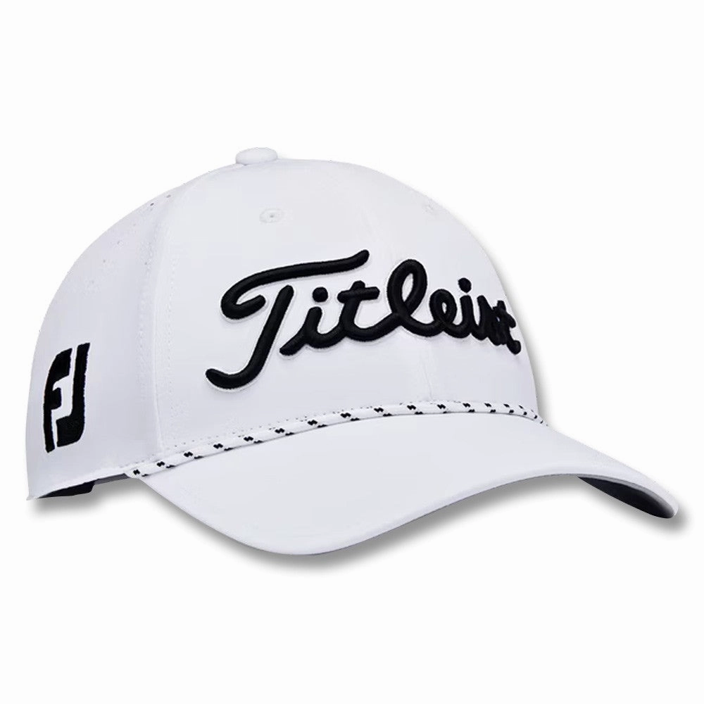 Titleist Tour Breezer Golf Cap White/Black - 23 Men
