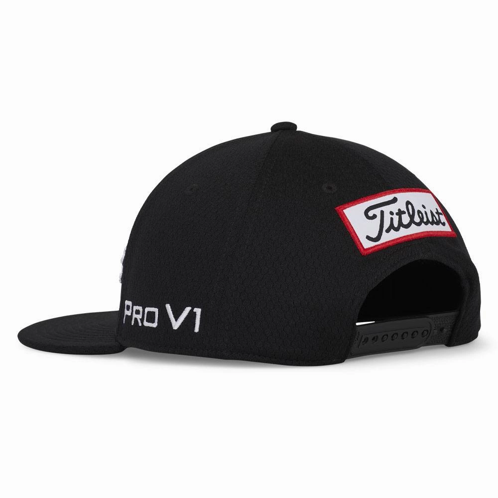 Titleist Tour Elite Flat Bill Golf Cap Black/White - 24 Men