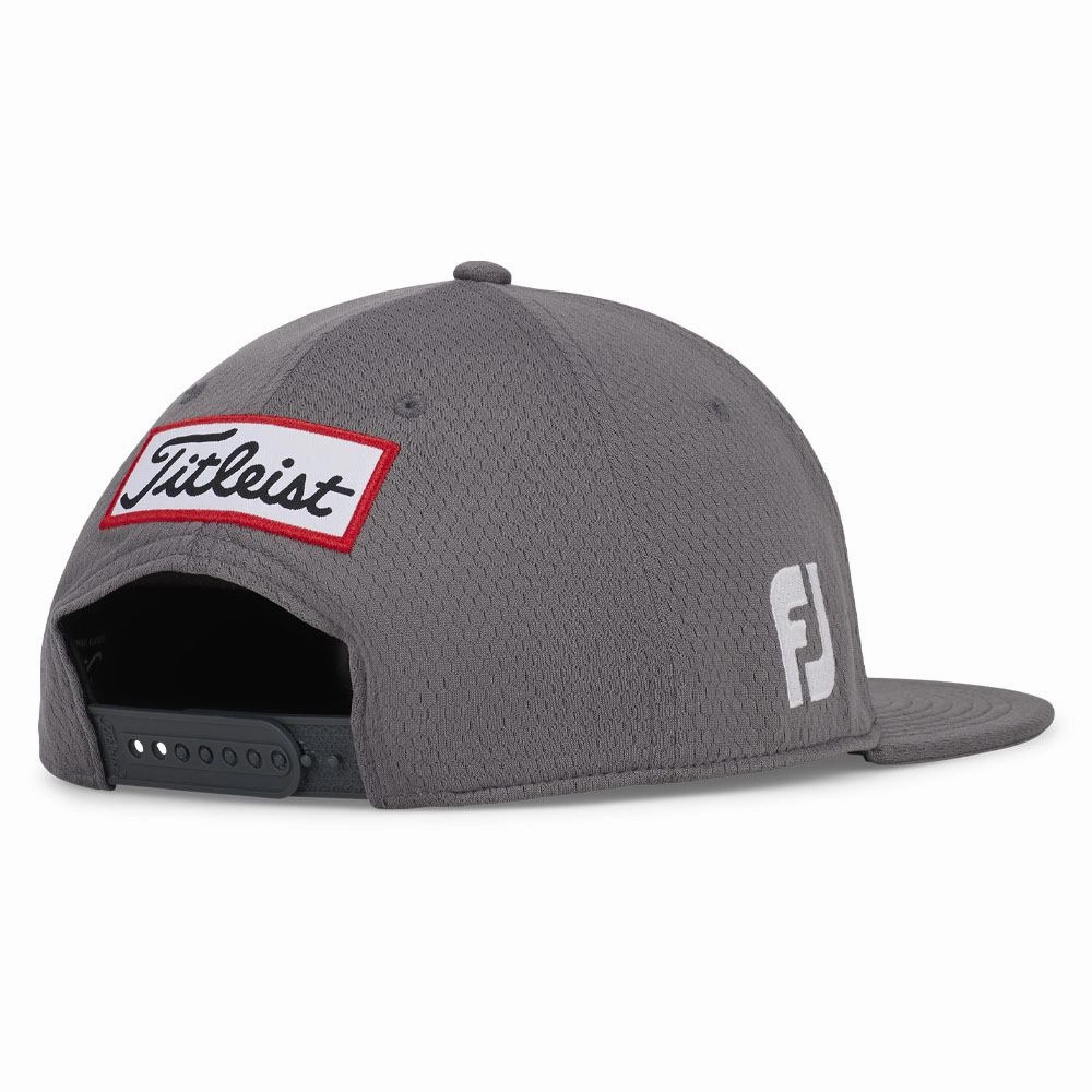 Titleist Tour Elite Flat Bill Golf Cap Charcoal/White - 24 Men