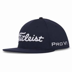 Titleist Tour Elite Flat Bill Golf Cap Navy/White - 24 Men