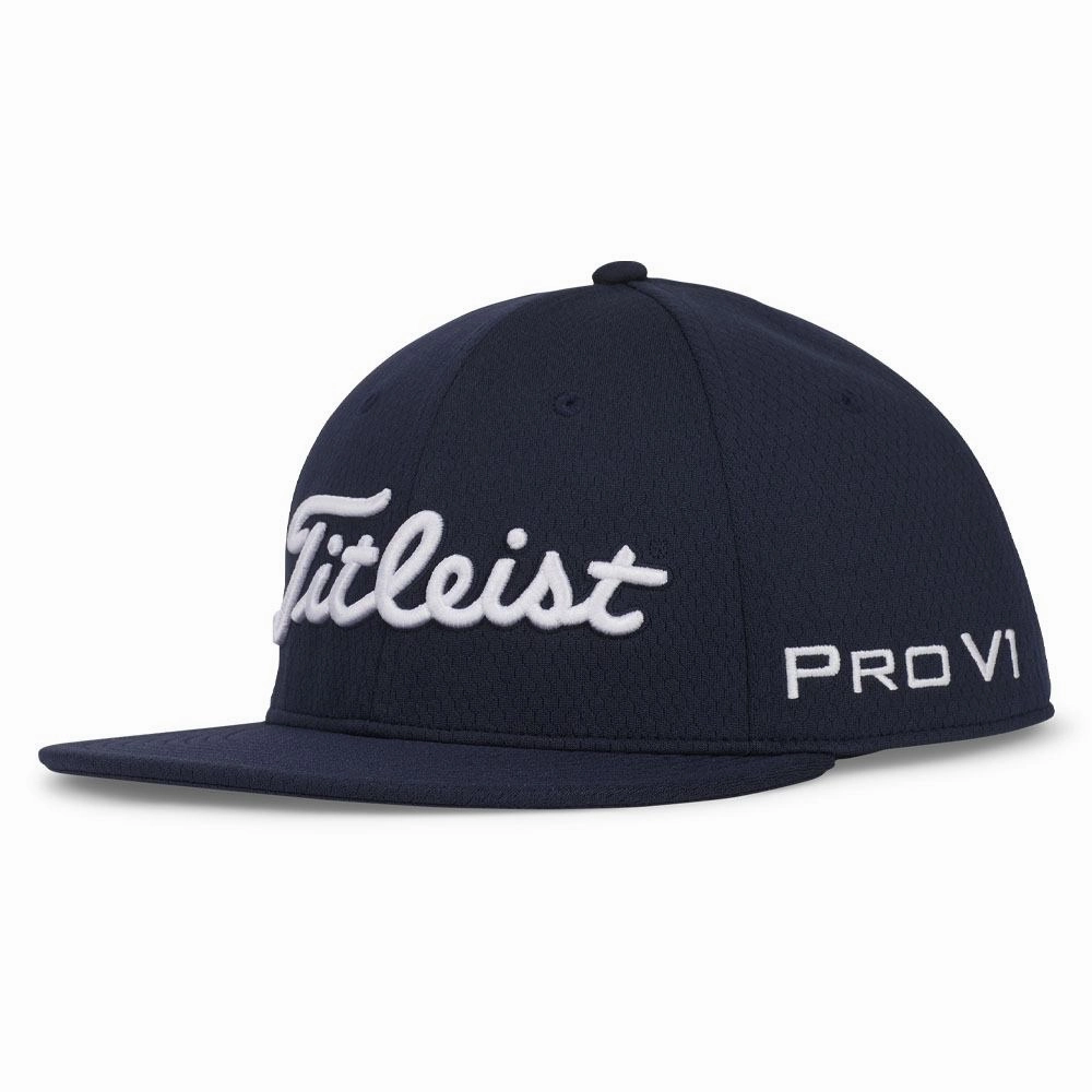 Titleist Tour Elite Flat Bill Golf Cap Navy/White - 24 Men