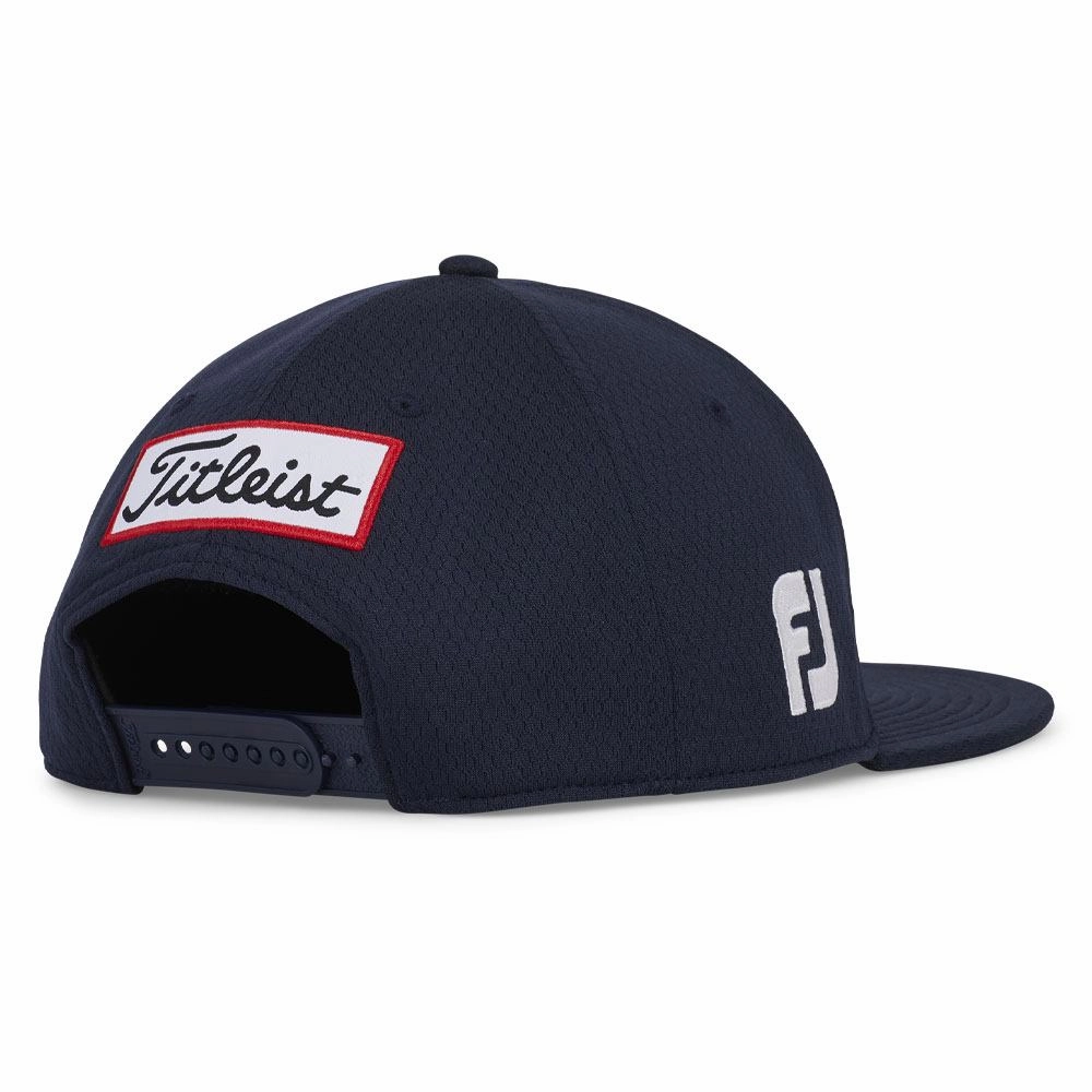 Titleist Tour Elite Flat Bill Golf Cap Navy/White - 24 Men