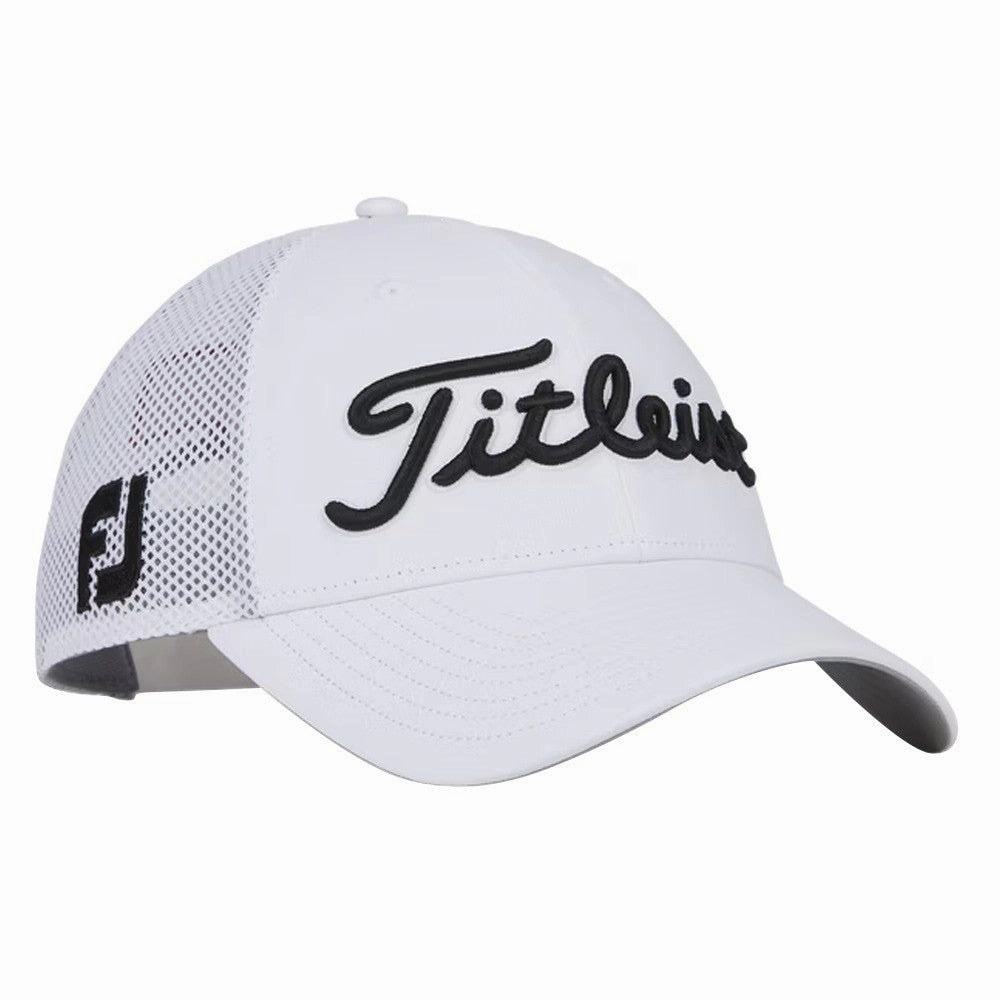Titleist Tour Performance Mesh Golf Cap White/Black - 24 Men