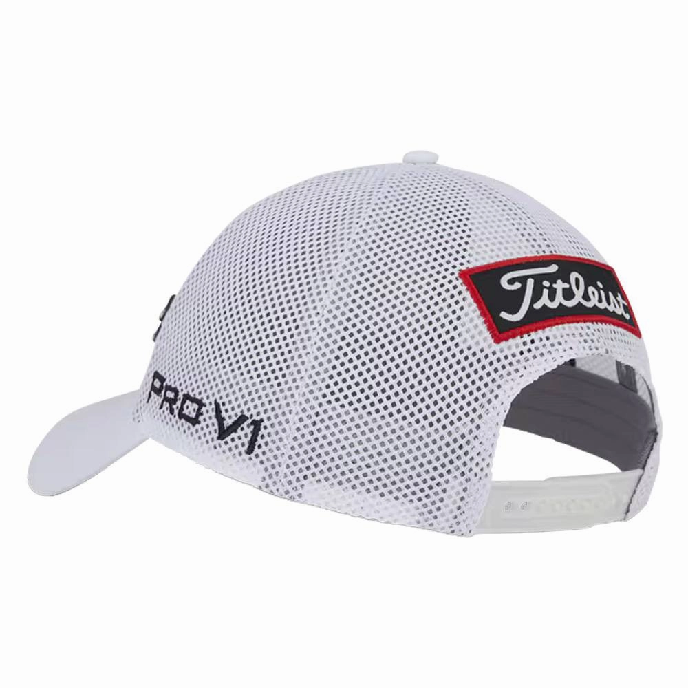 Titleist Tour Performance Mesh Golf Cap White/Black - 24 Men