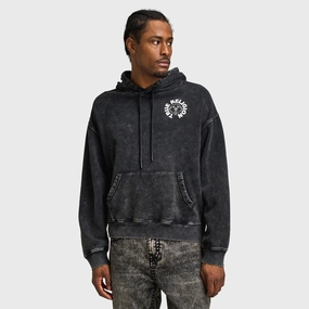 True Religion Mineral Buddha Face Pullover Hoodie / Vintage Mineral Wash