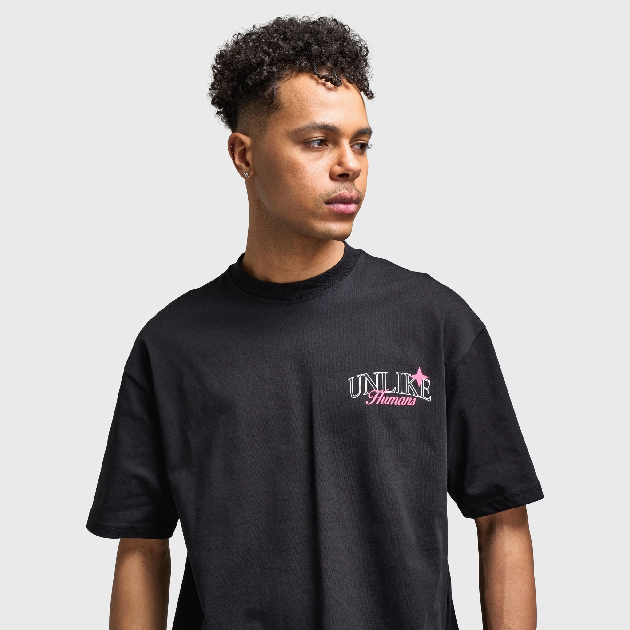 Unlike Humans Encore Graphic T-shirt  / Black