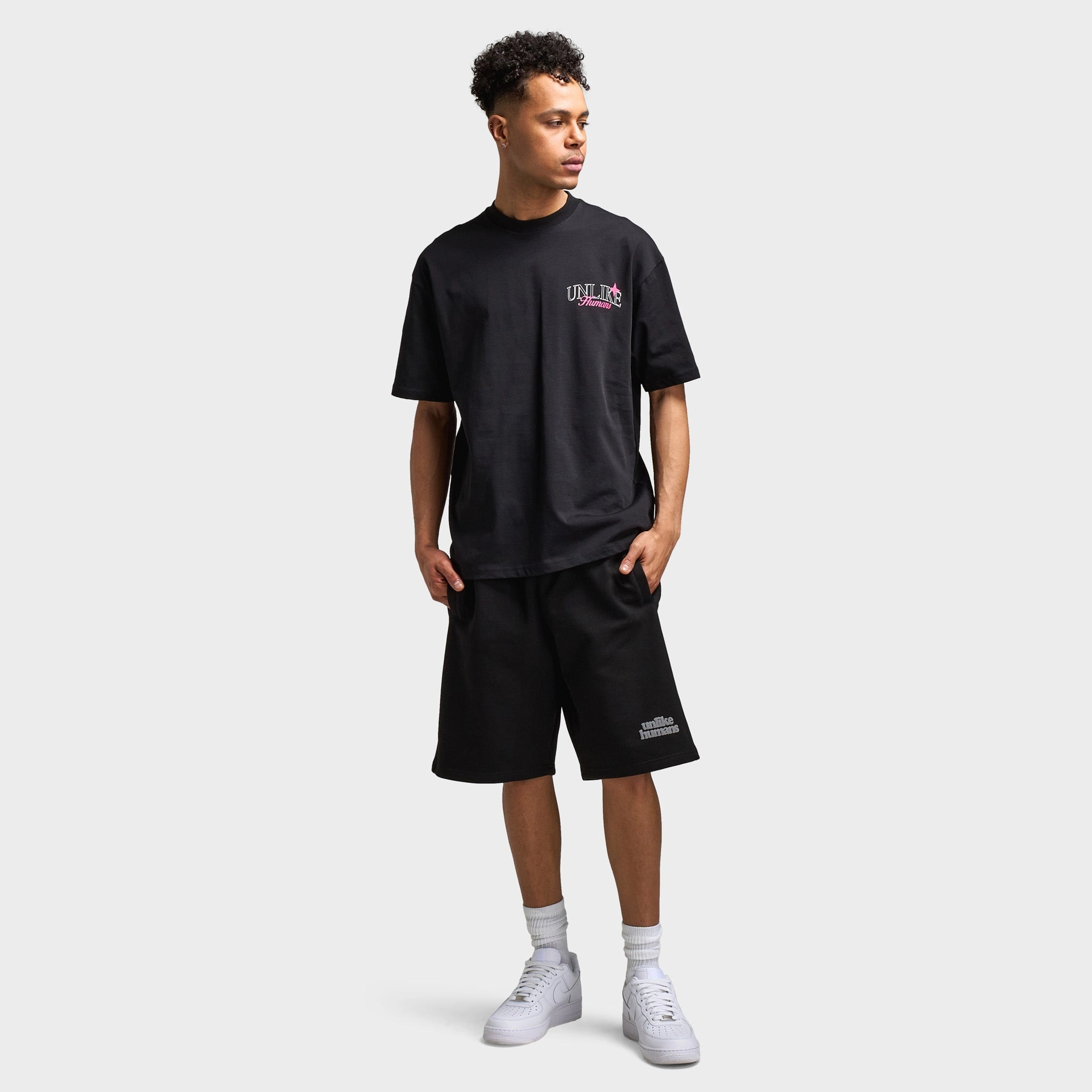 Unlike Humans Encore Graphic T-shirt  / Black