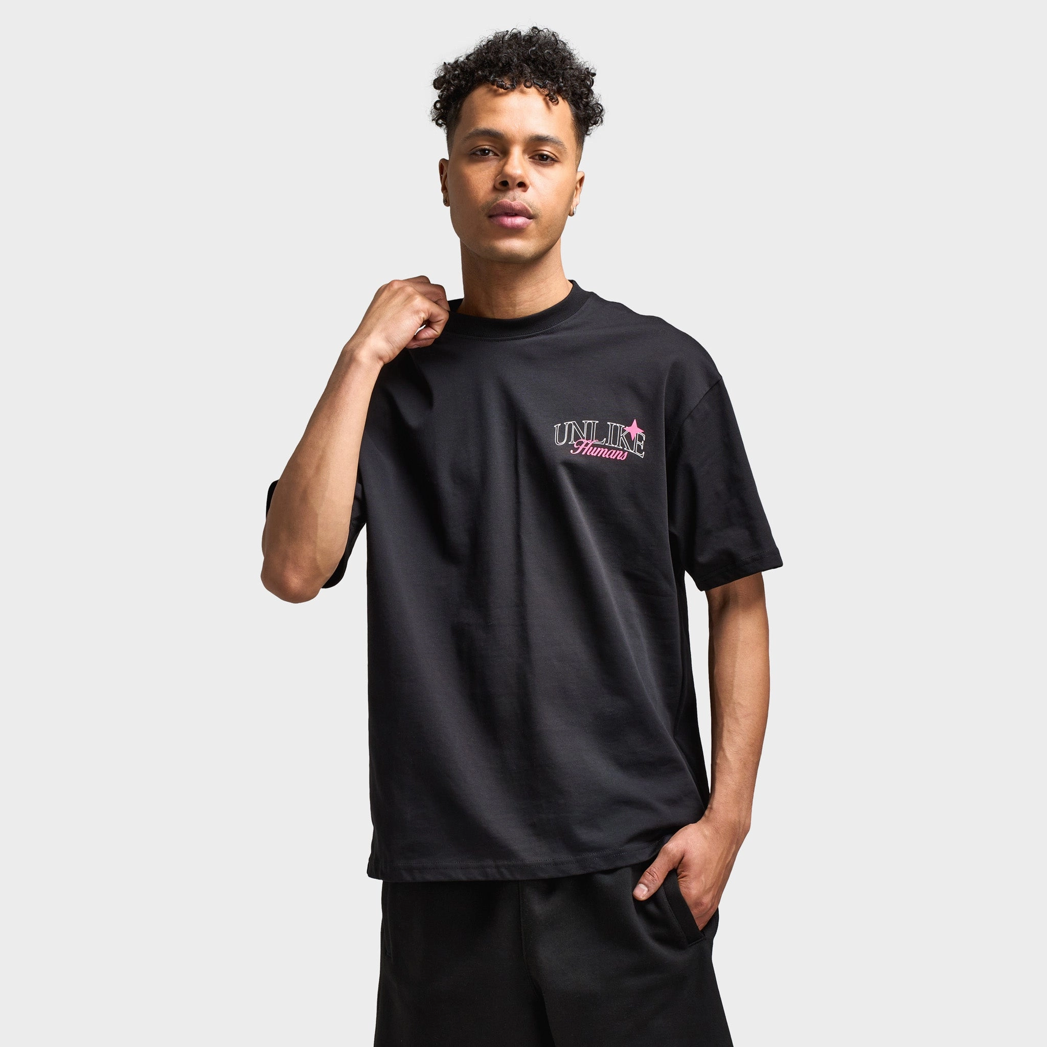 Unlike Humans Encore Graphic T-shirt  / Black