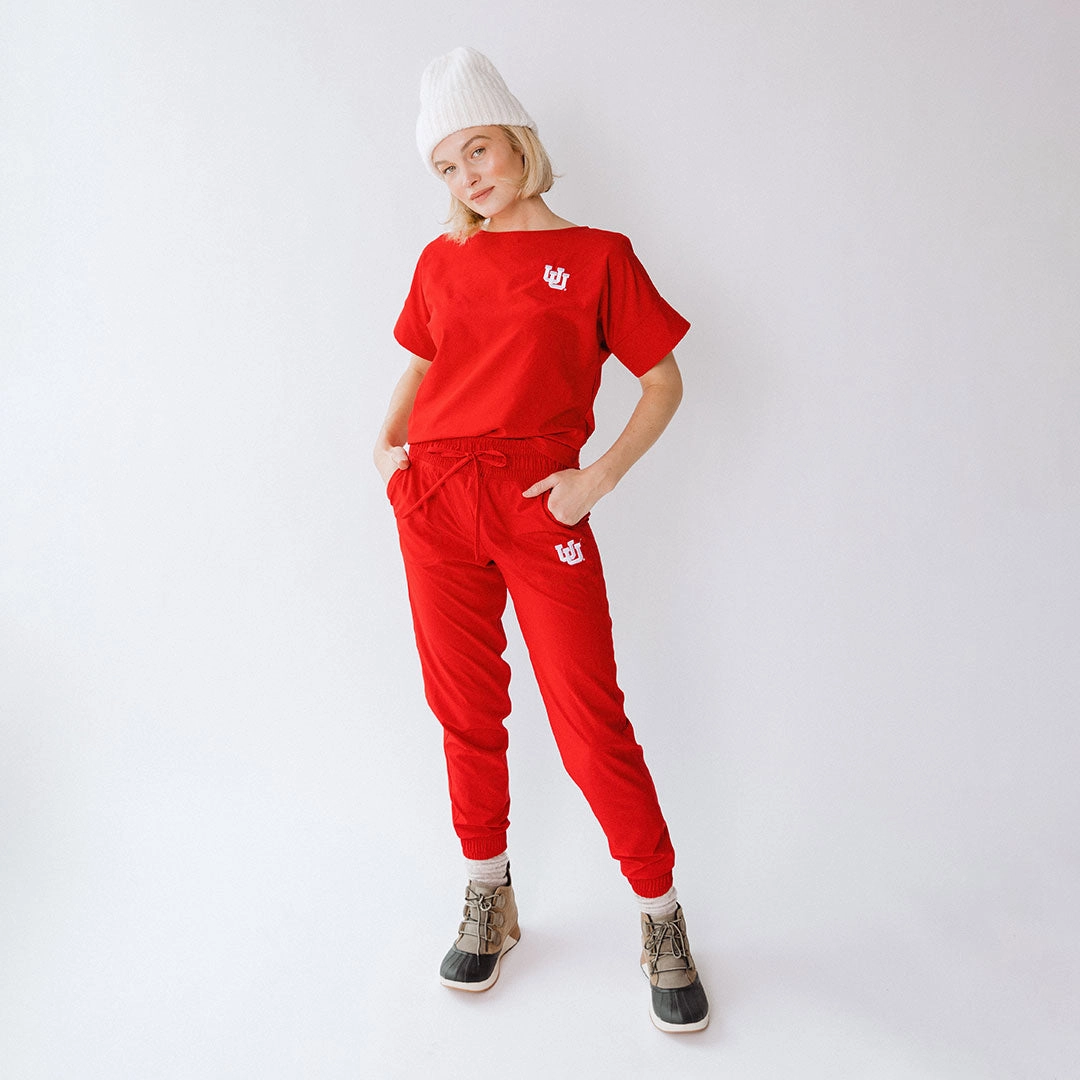 Utah Boss Tee, Crimson