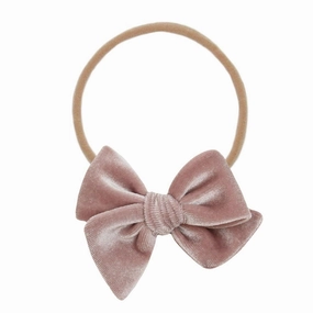 Velvet Bow Headband - Small