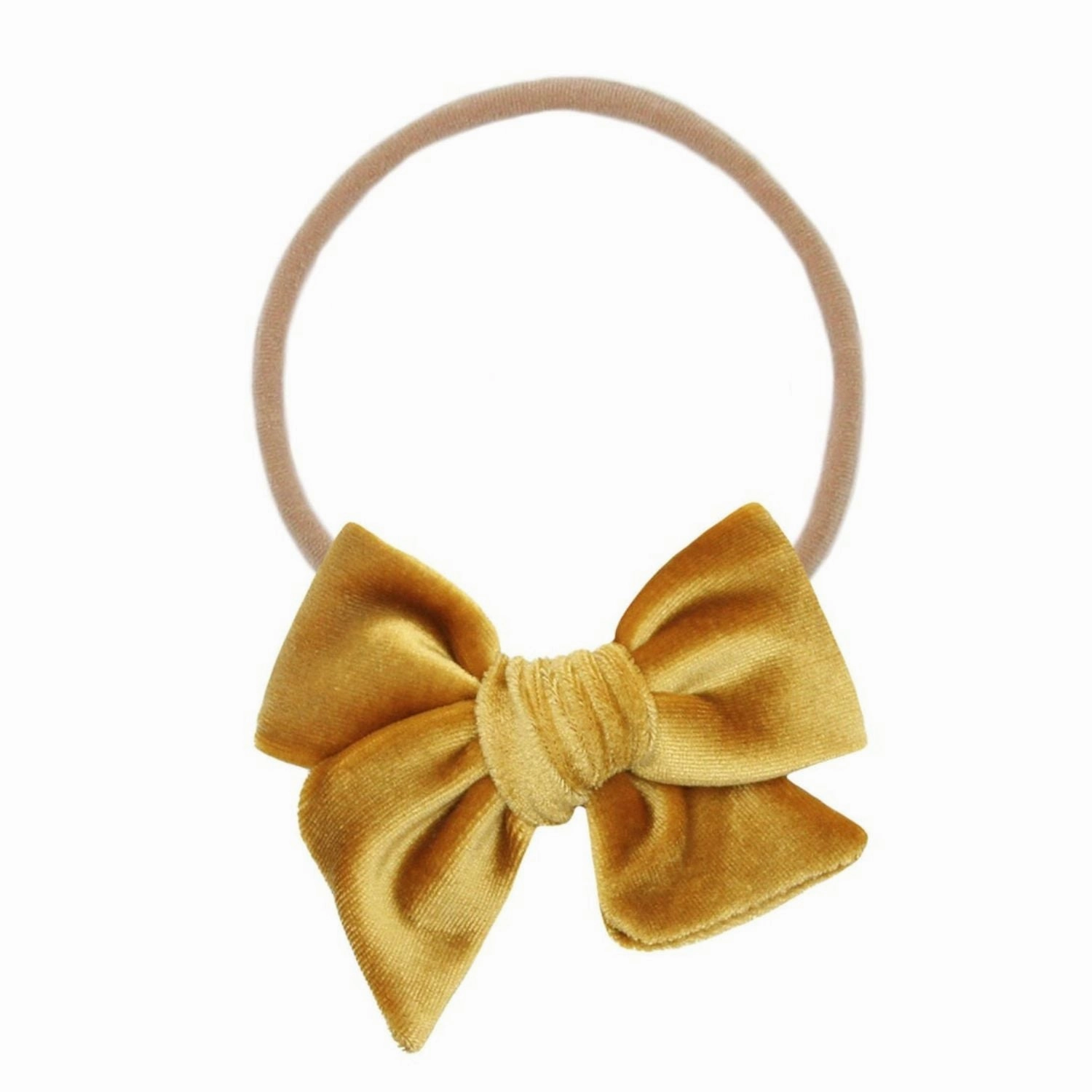 Velvet Bow Headband - Small