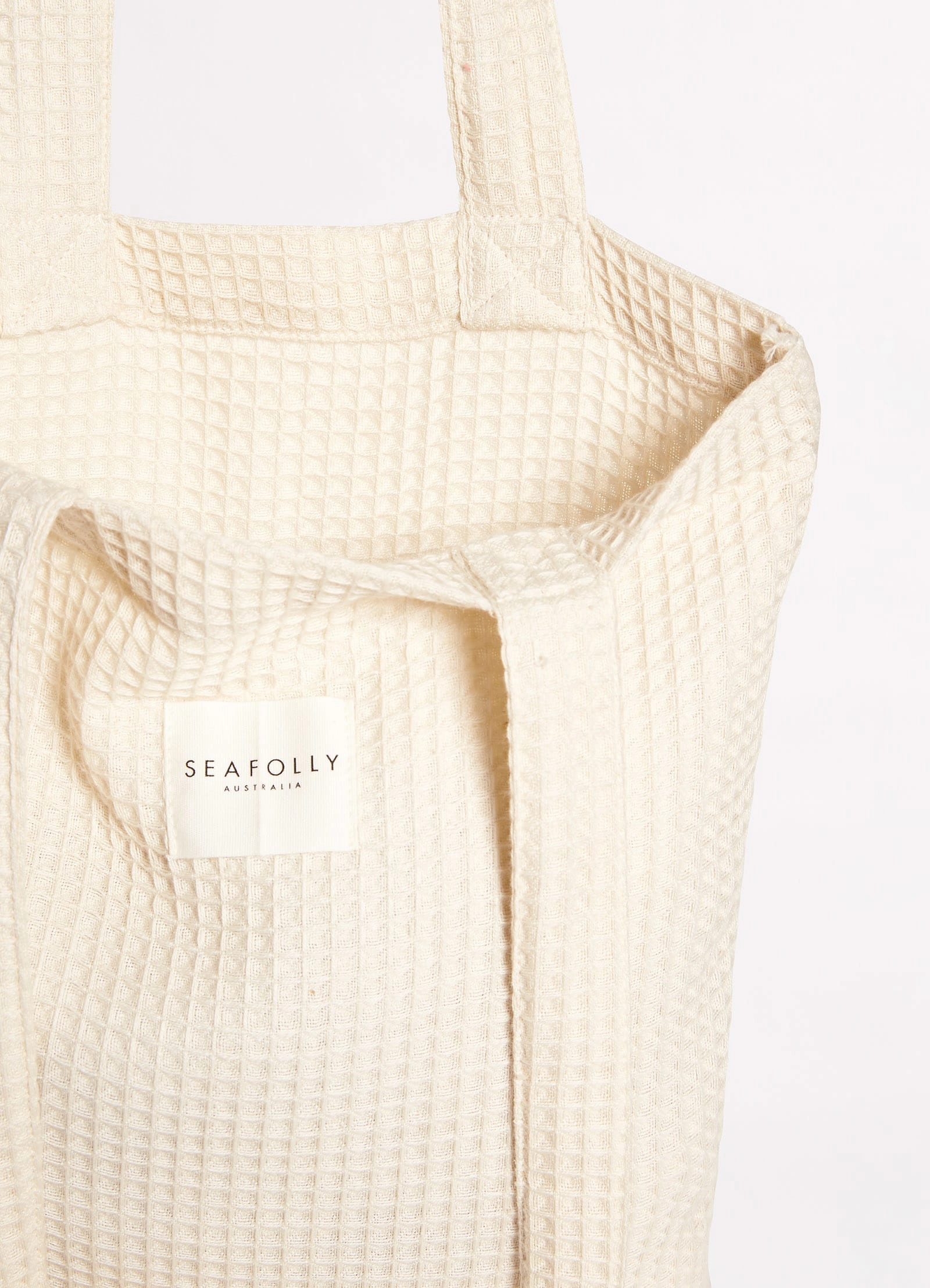 Waffle Towel & Tote Set - Sand