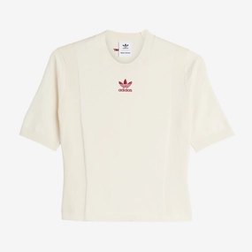 Wales Bonner x Women's Knit Short Sleeve Top Wonder White