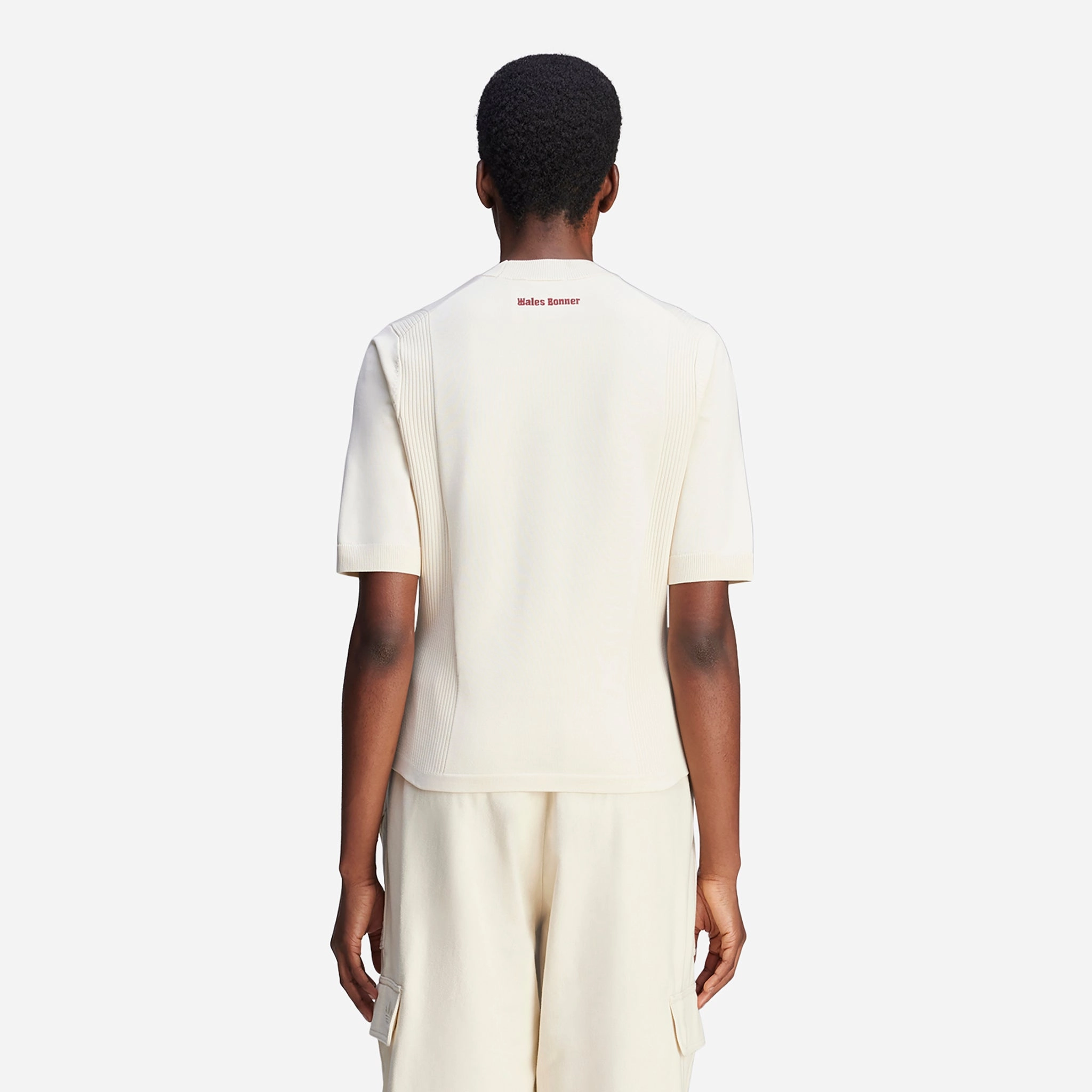 Wales Bonner x Women's Knit Short Sleeve Top Wonder White