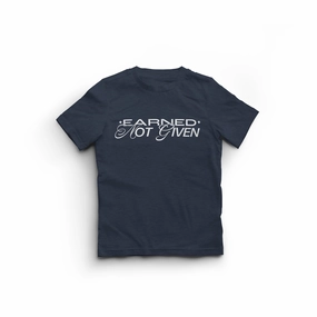 Youth Earned Not Given Tee (Pepper Grey)