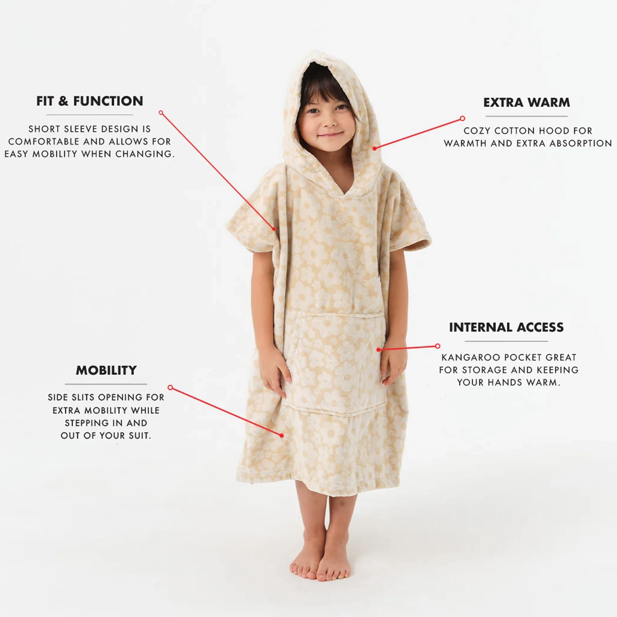 Youth Everyday Fleece Poncho